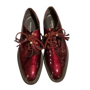 Kenneth Cole New York Annie Leather Menswear Oxford Tassel Shoes Women's 9.5